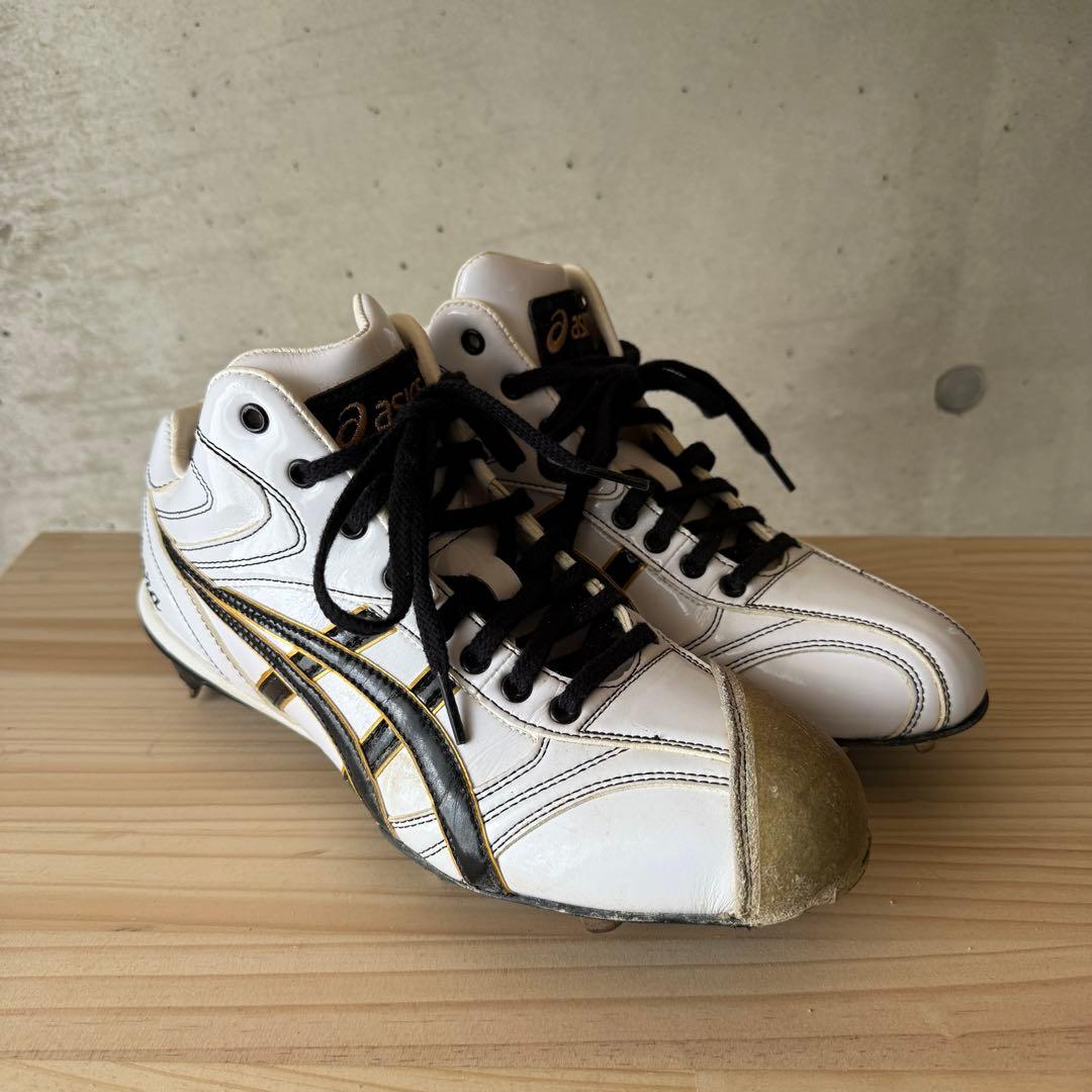 野球　アシックス　スパイク P革