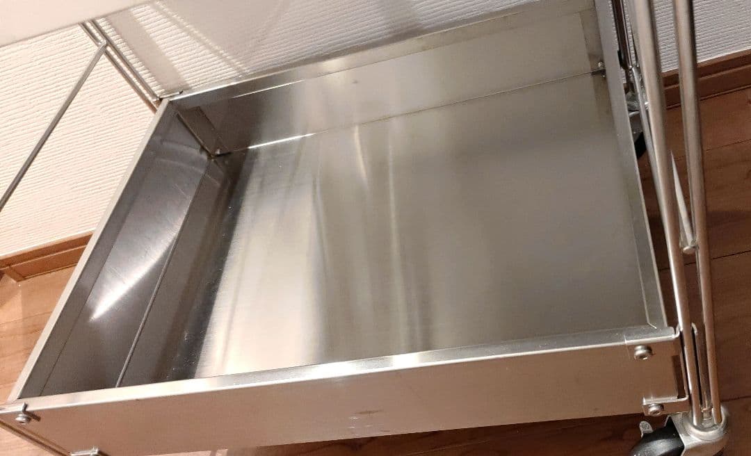 無印良品 ステンレスユニットシェルフワゴンセット