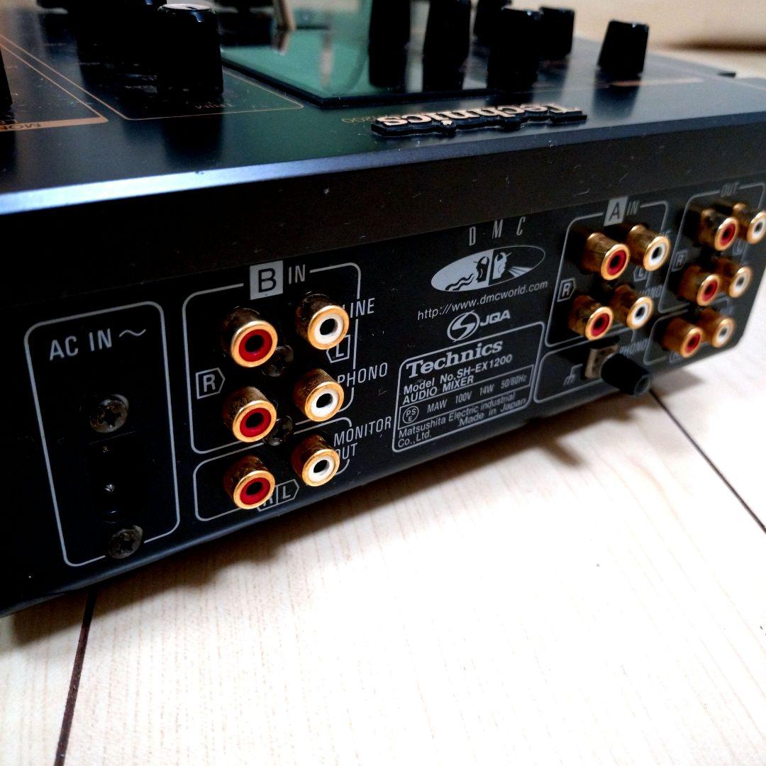 動作確認済み Technics DJ Mixer SH-EX1200 BK