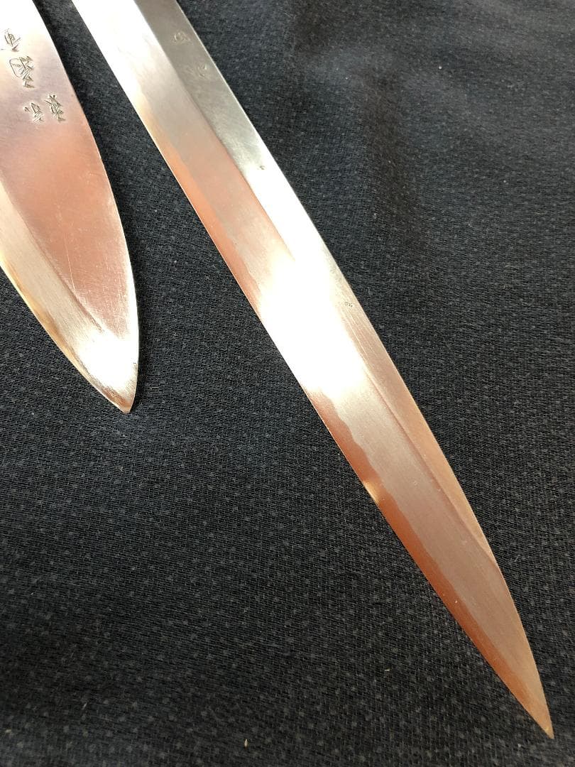 【研ぎ済み】青鋼・本鍛錬・水牛口　出刃包丁　柳刃包丁　刺身包丁　ナイフ　釣り