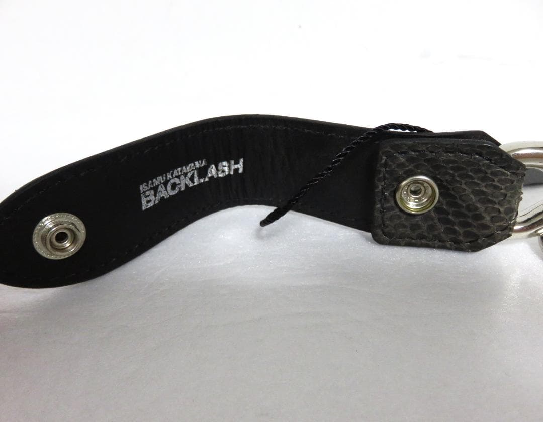 新品 ISAMU KATAYAMA BACKLASH パイソン キーホルダー