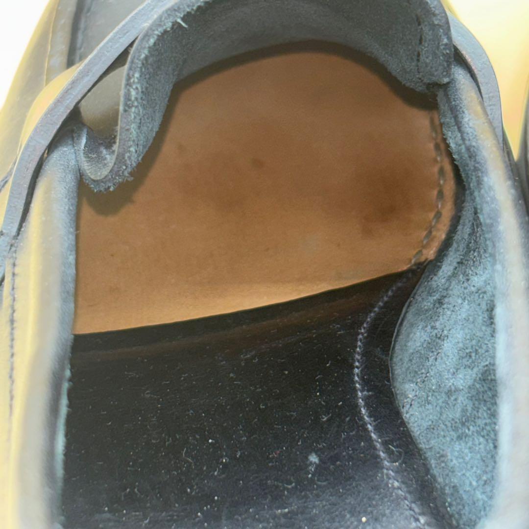 PRADA 黒 ローファー メンズ 7 1/2 レザー