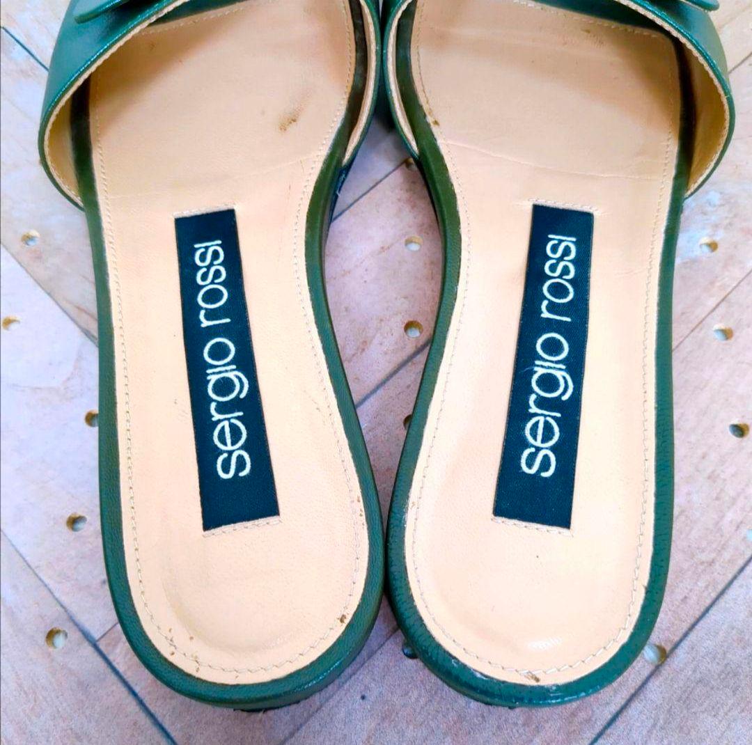 sergio rossi　セルジオロッシ　sr1　ミュール　サンダル　レザー