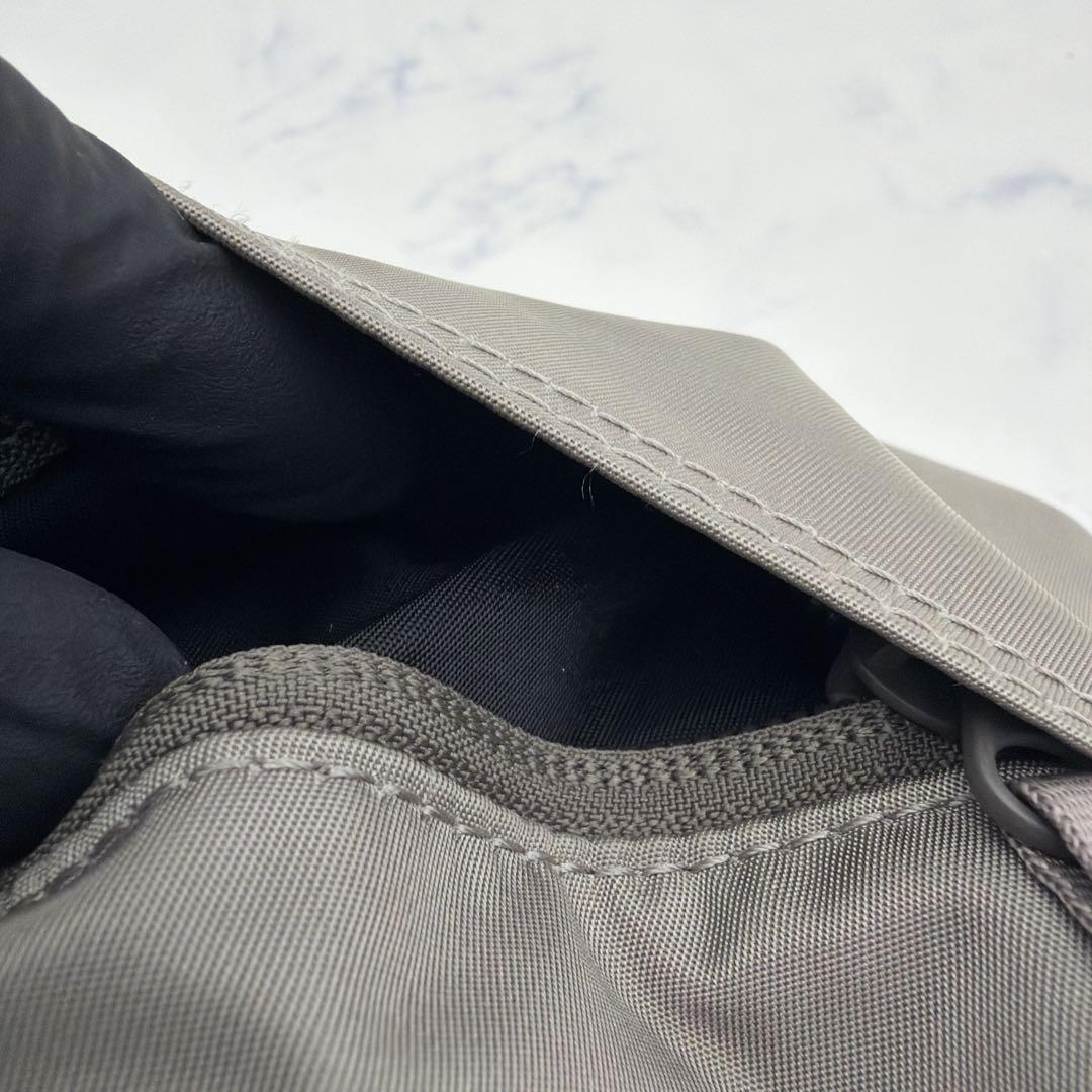 美品 ポーターガール シェル 2way ショルダーバッグ グレー 軽量 斜め掛け