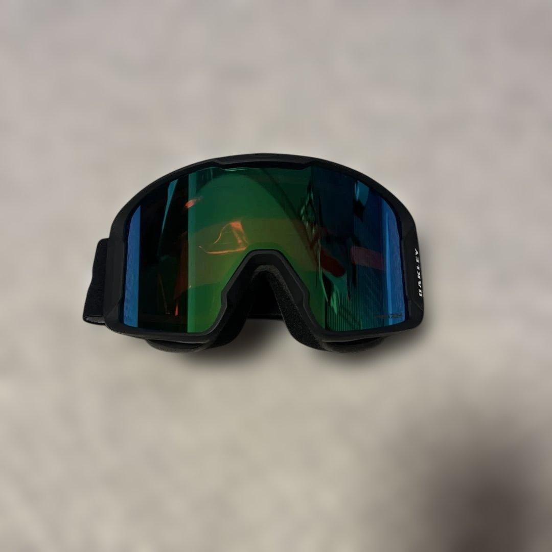 新品未使用タグ付き Oakley ゴーグル ミラーグリーンレンズ