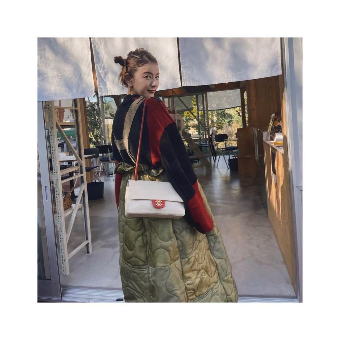 にこにこ 様♡CHANEL バイカラー　レザーショルダーバッグ