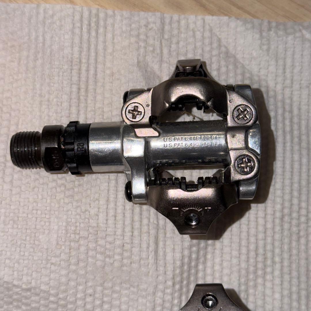 adidas velosamba white　SPDペダルセット