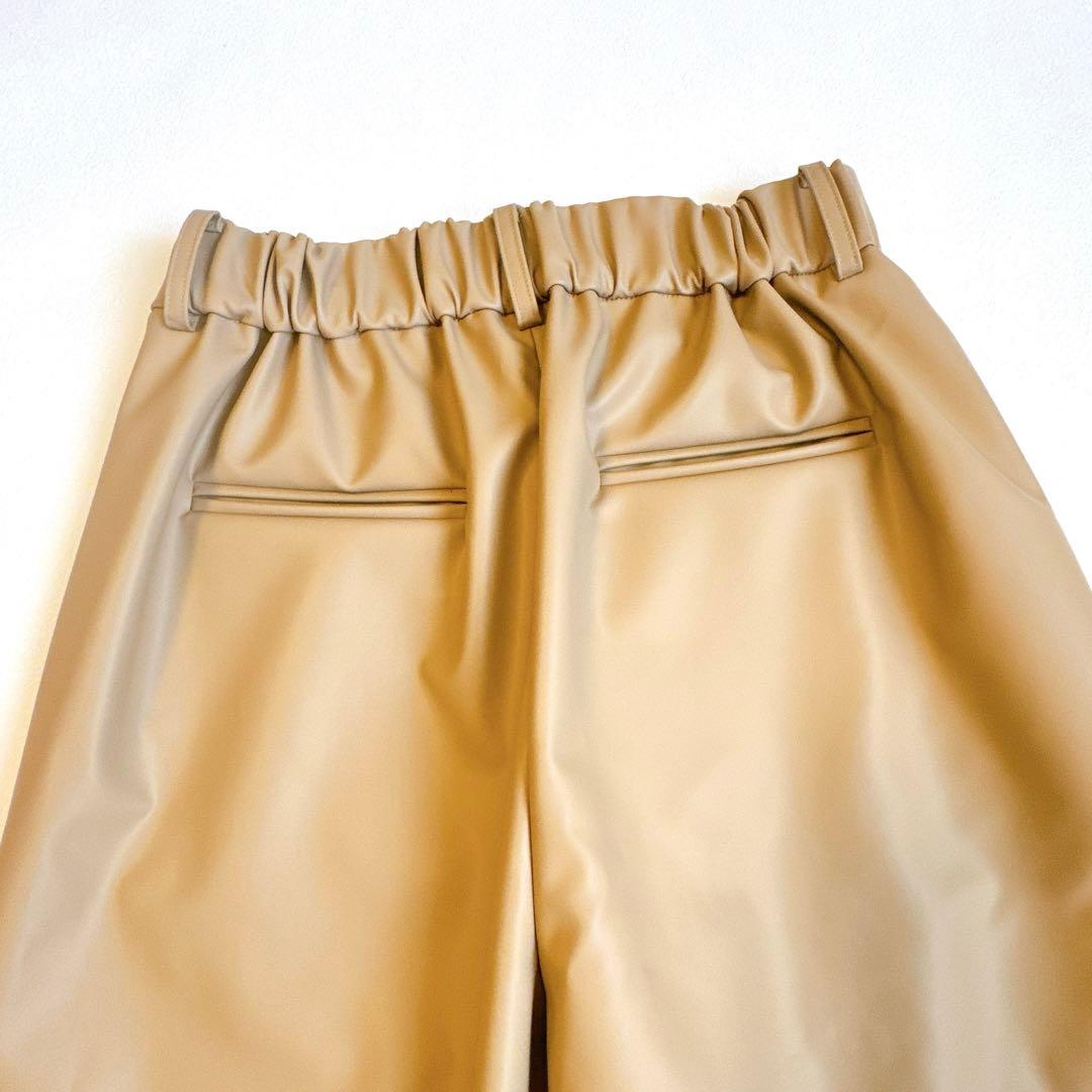 Heve ヘイヴ 24AW rubber pants ラバーパンツ　キャメル36