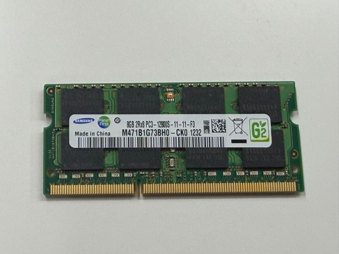 Samsung 8GB DDR3 メモリ M471B1G73BHO-CK0
