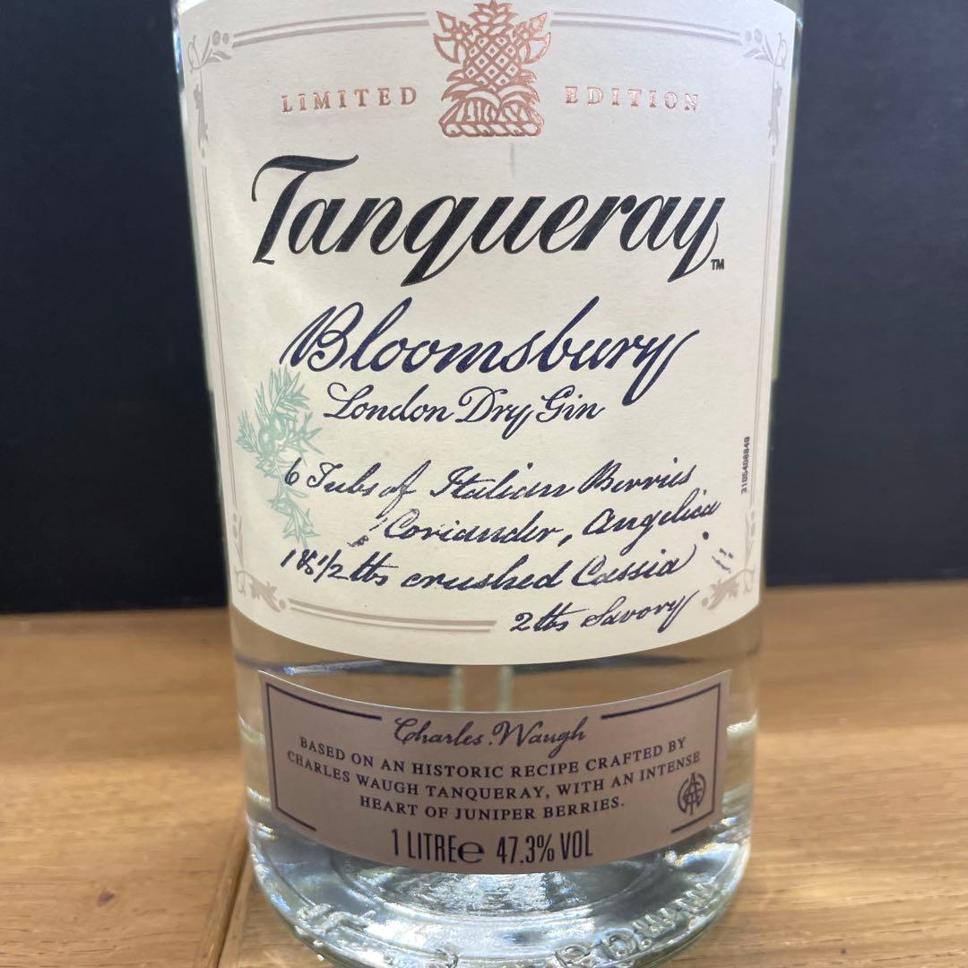 未開栓 タンカレー ブルームズバリー 限定版 1000ml ジン