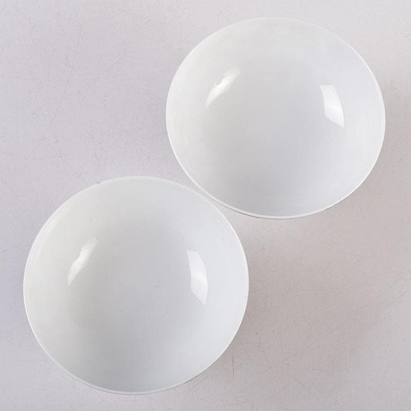中国　大清光緒年製　粉彩　百美図　茶碗　一對　唐木台付　M　R8899