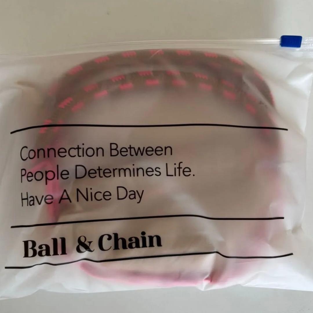 カフェタナカコラボ　ボールアンドチェーン　M ベージュ