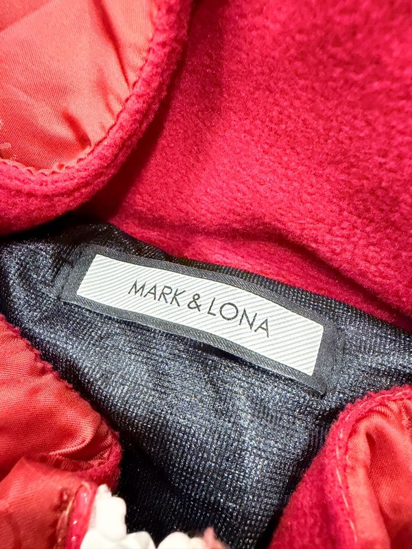 まつたけ MARK&LONA マークアンドロナ 中綿ジャケット スカルロゴ