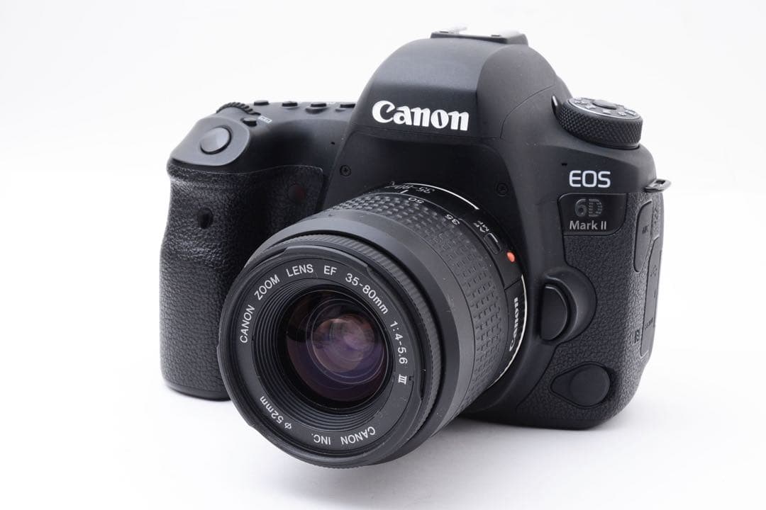 保証付/一眼レフカメラ Canon EOS 6D Mark II標準レンズセット