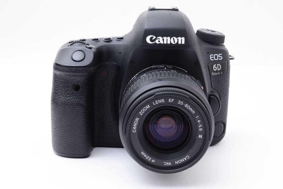 保証付/一眼レフカメラ Canon EOS 6D Mark II標準レンズセット