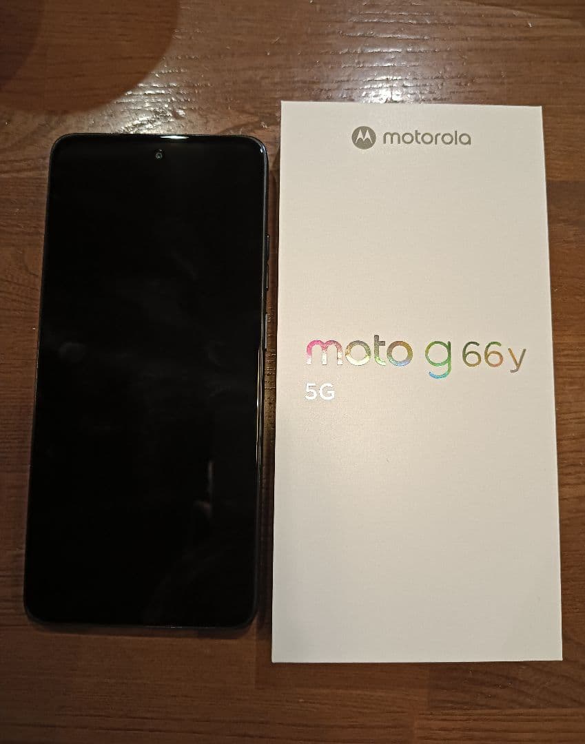 moto g66y 5g　黒