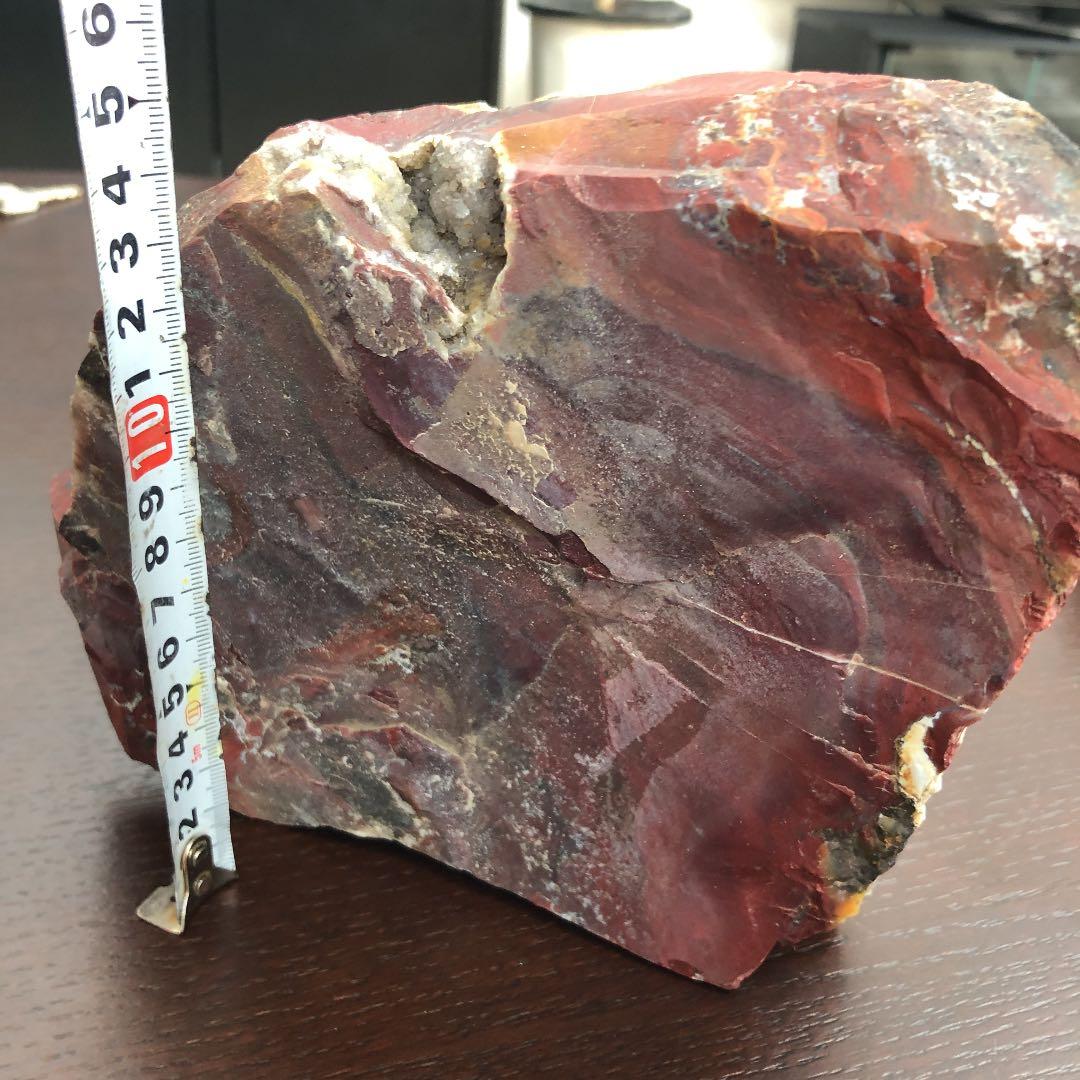 v*x様 水晶　石　赤　赤玉　赤玉石　クラスター