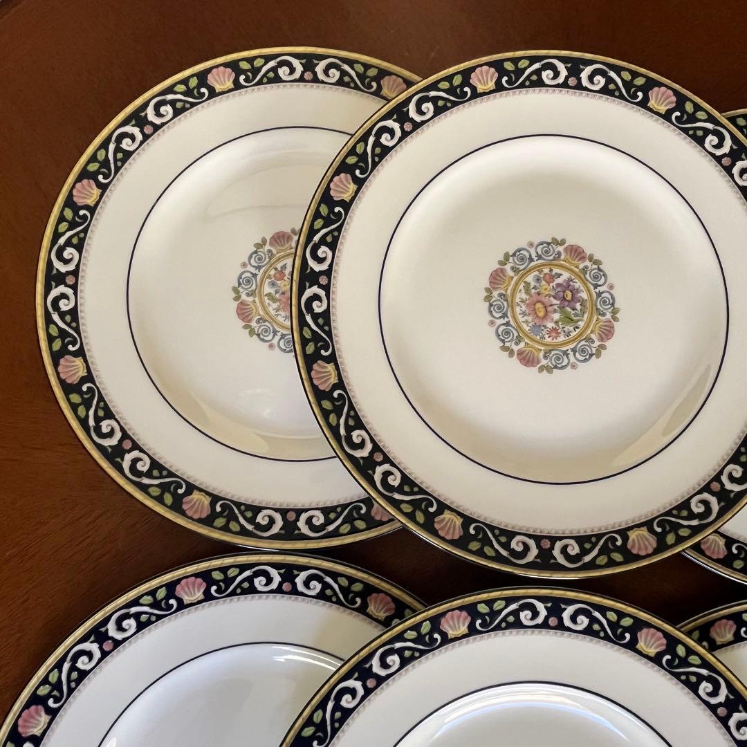 【黒壺美品】ウェッジウッド★ラニーミード★豪華なディナー皿 4枚
