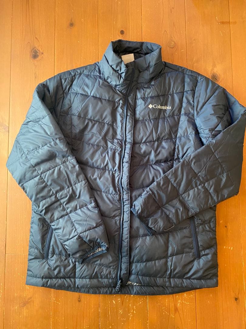 【美品】Columbia ネイビー ジャケット　3WAY（ダウンライナーつき）