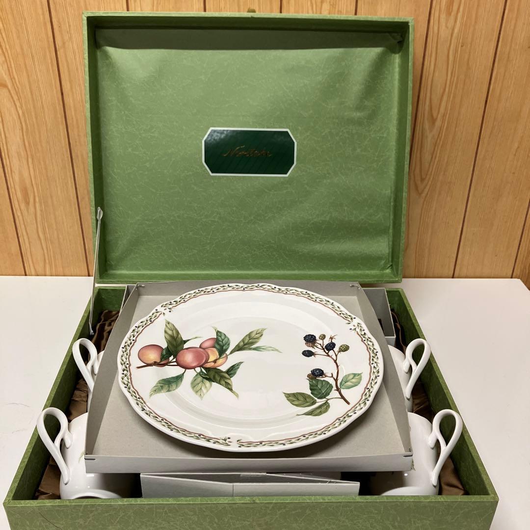 ESV44 【展示品】ノリタケ　カップ&ソーサー 5客セット 大皿