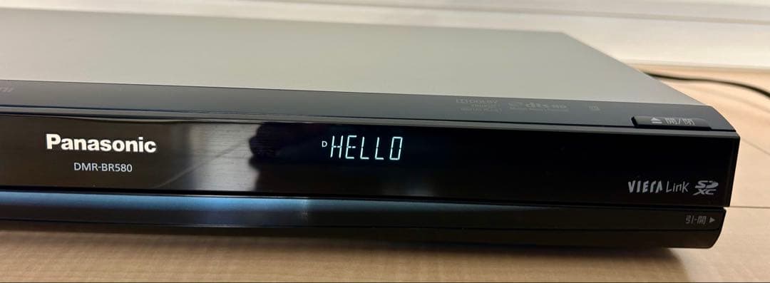 【美品】パナソニック Blu-rayレコーダー DMR-BR580ブルーレイ