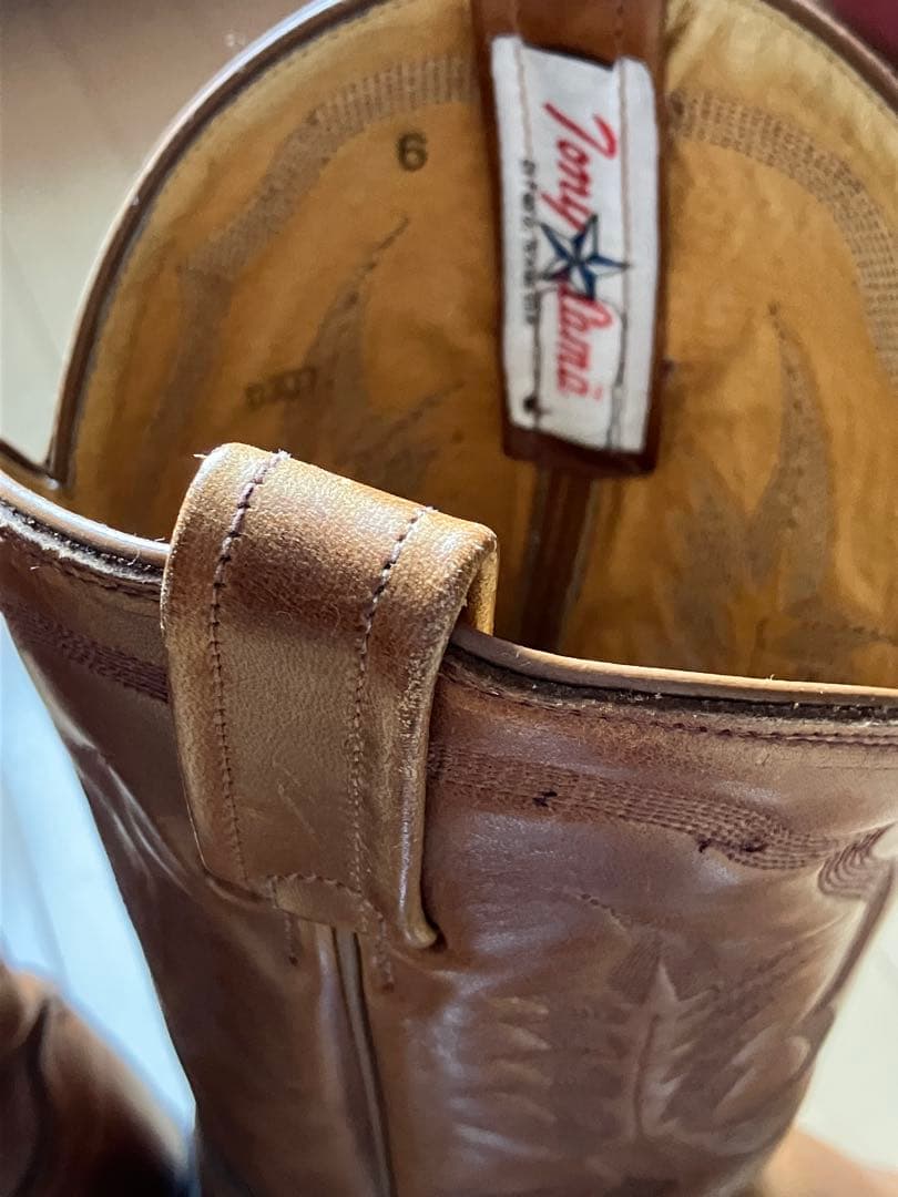 N*o様 Tony Lama ブラウンウエスタンブーツ　25cmくらい