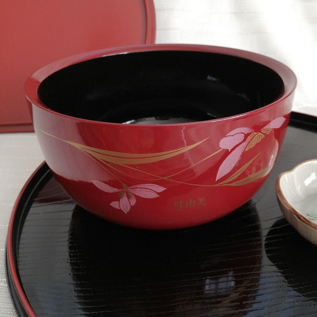 桂由美デザイン　どんぶり5点セット
