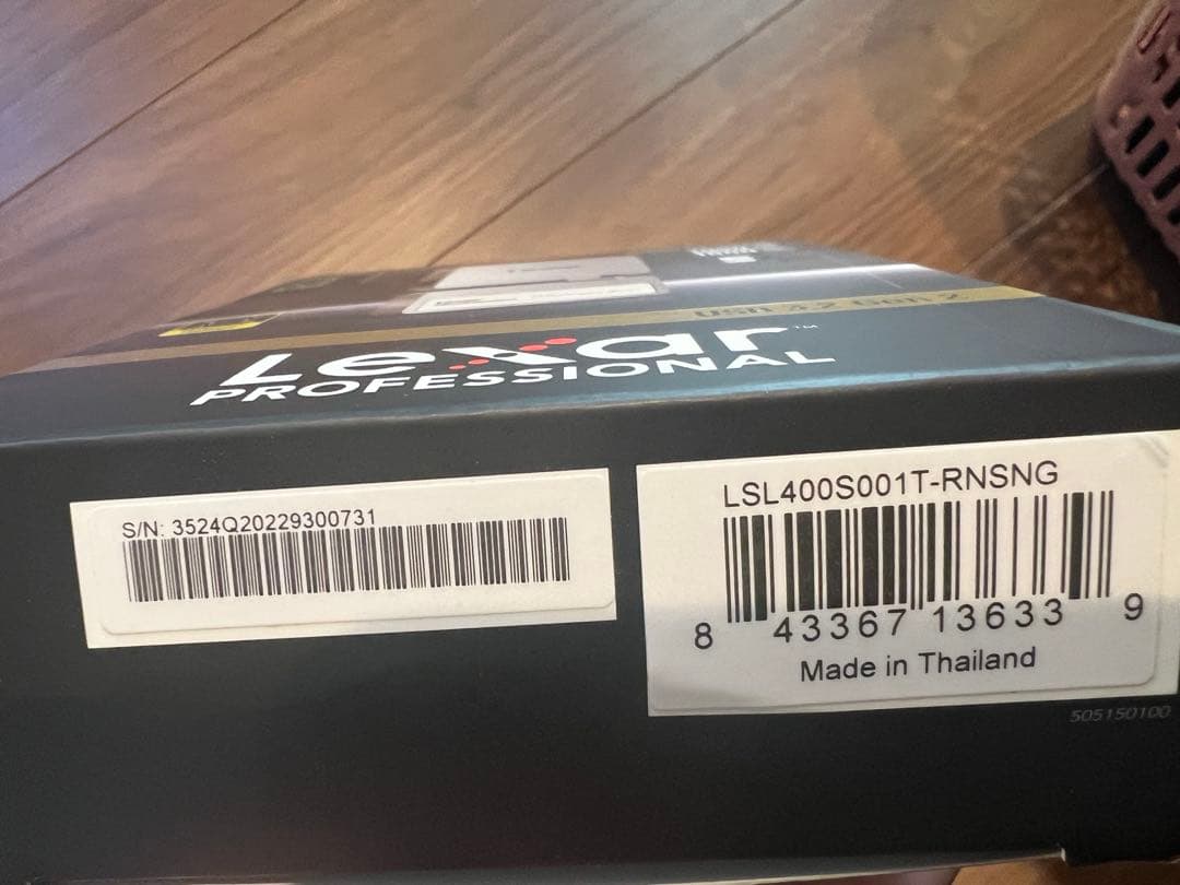 Lexar SL400 GO ポータブルSSD with HUB 1TB