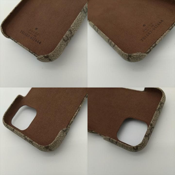 未使用級 GUCCI iPhone13 オフィディア GG カード入れ付