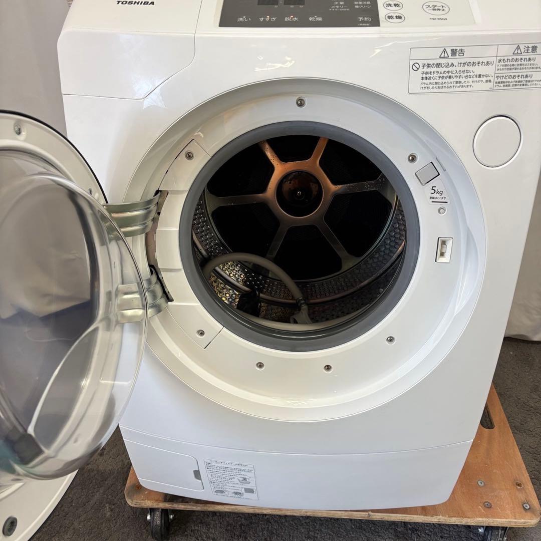 年始セール‼️29⭕️ドラム式洗濯機　東芝　9キロ　安い　綺麗　左開き　設置無料