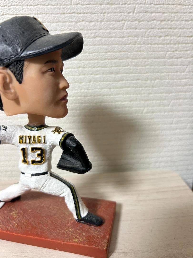 宮城大弥 ボブルヘッド 人形背番号13 オリックスバファローズ 京セラドーム大阪