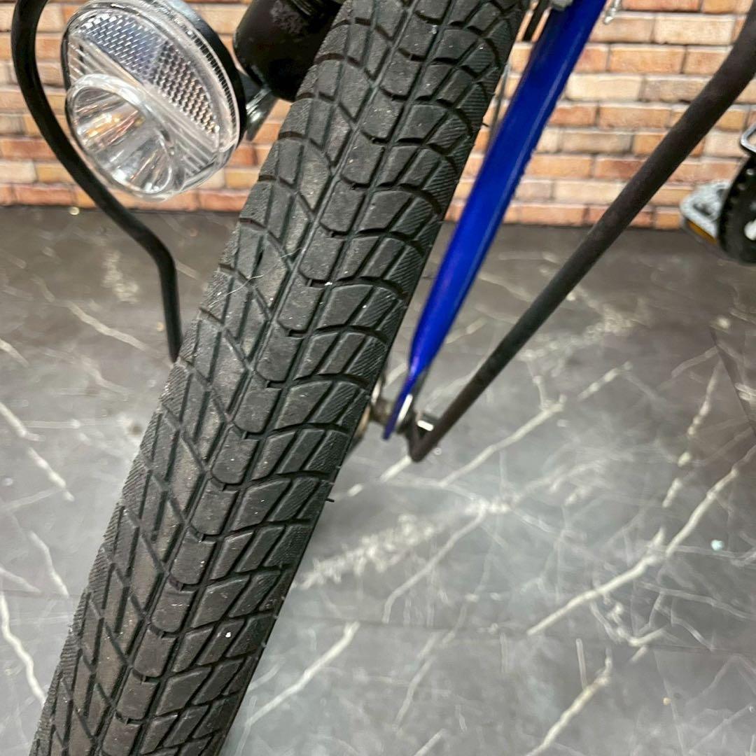 引き取り価格【67】子供用自転車 子供車 TWIN GATE ブルー 22インチ