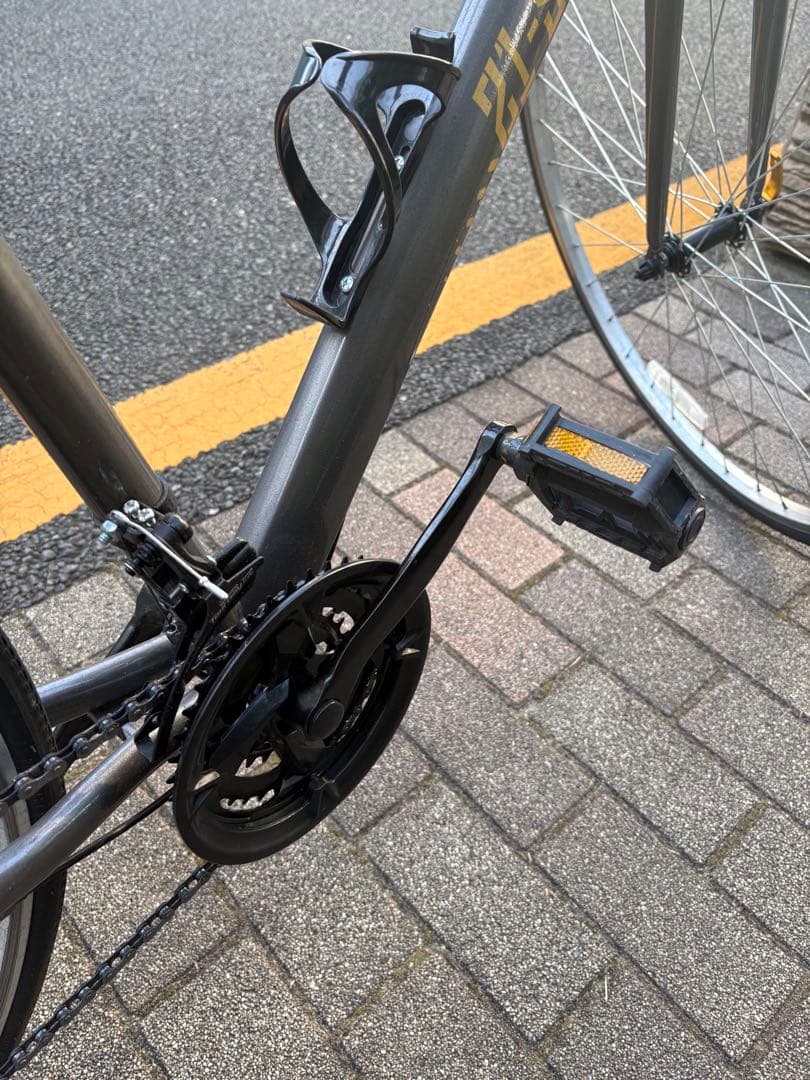 クロスバイク グレー 700Cタイヤ