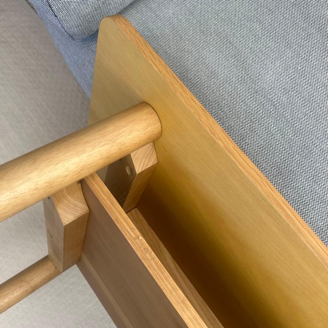 無印良品 木製ローテーブル オーク材 机 テーブル 天然木