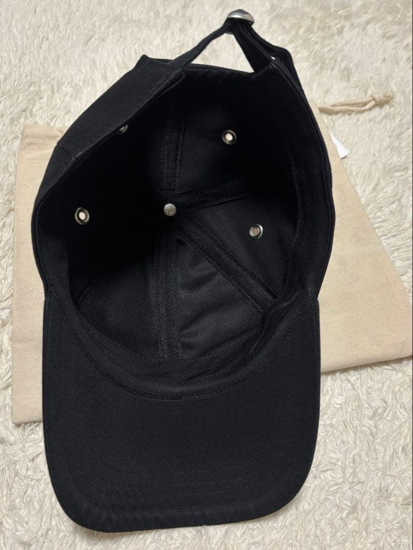 アミパリス　Ami Paris ベースボールキャップ　エンブロイダリー　ブラック