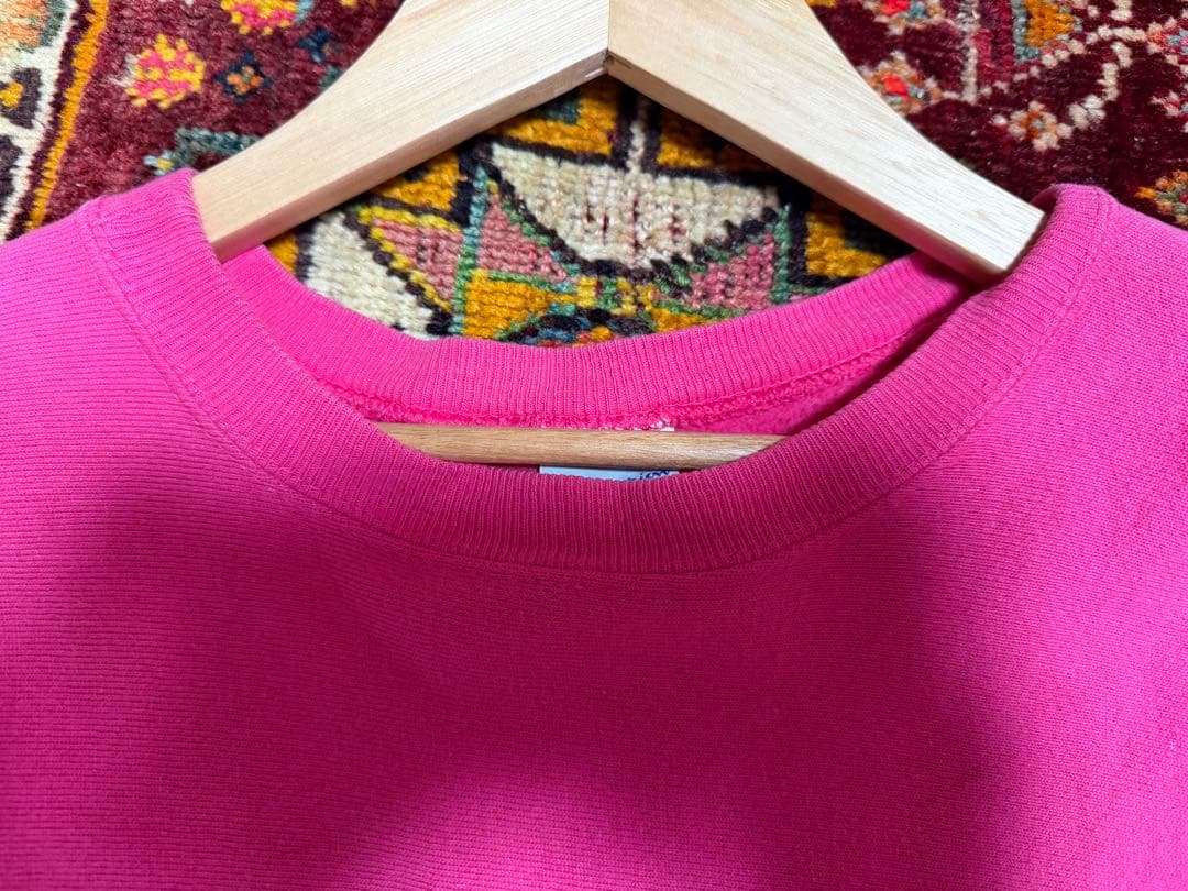 さ*げ様 90s CHAMPION REVERSE WEAVE USA製、ピンク