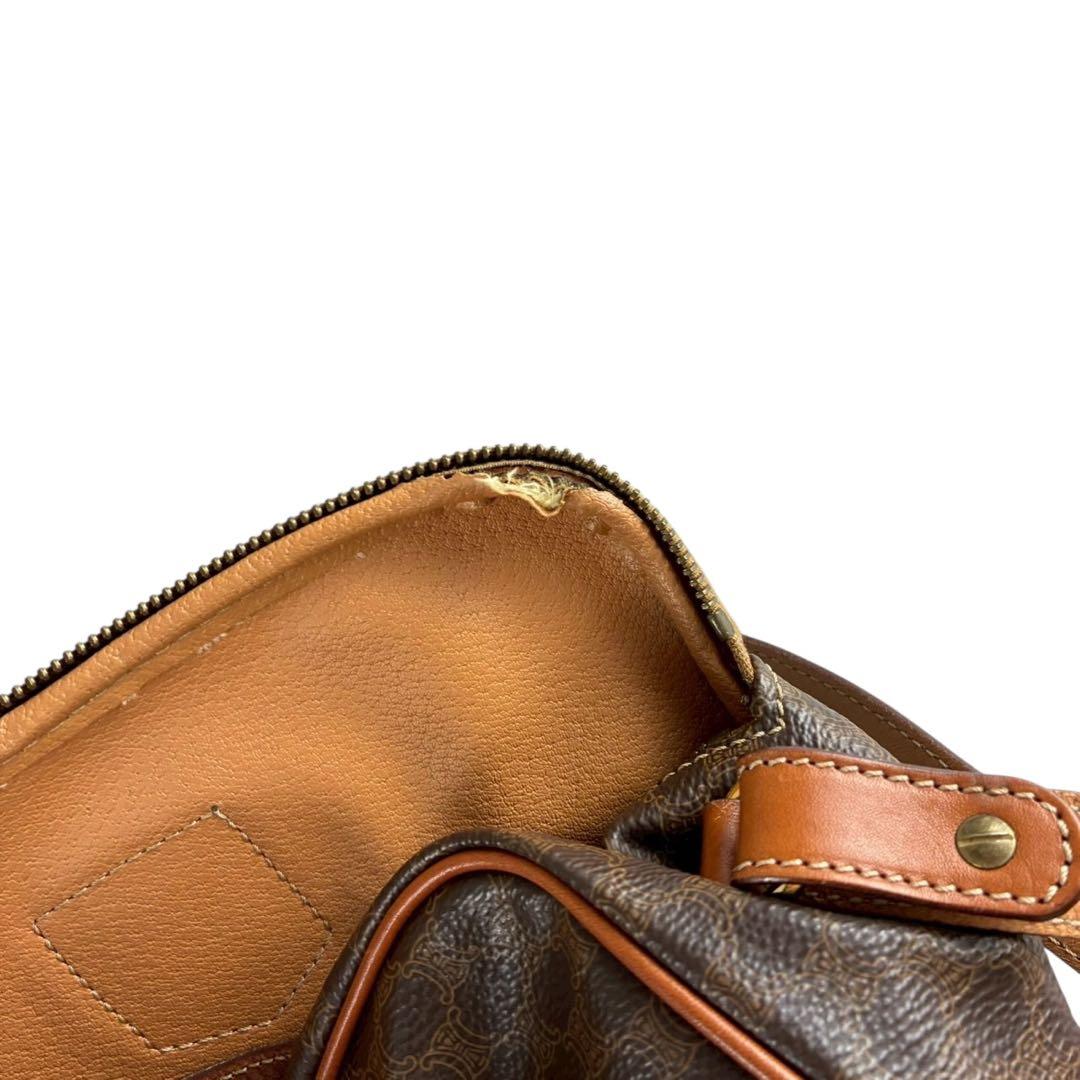 希少★セリーヌ マカダム 2way ショルダーバッグ ハンドバッグ トリオンフ