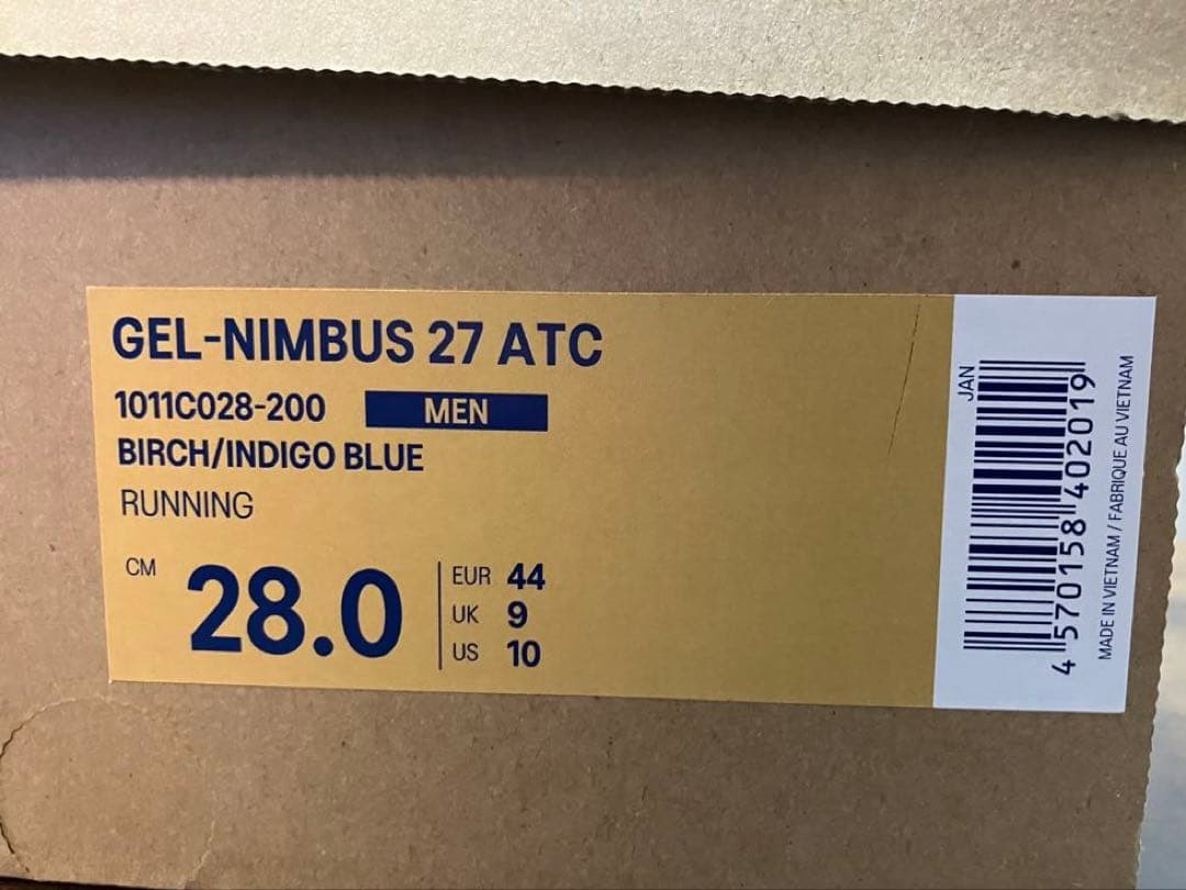 asics アシックスGEL-NIMBUSゲルニンバス27 28.0cm