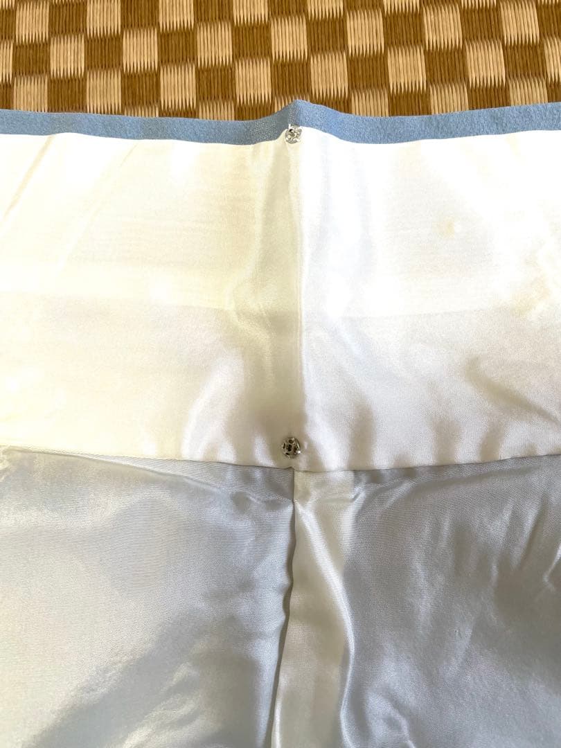 ♦️4点フルセット　（二重太鼓の作り帯＋友禅訪問着　フォーマル用帯揚げ&帯締め）