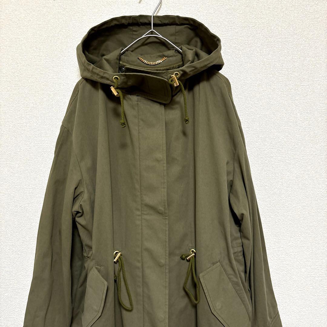 極美品✨ミューベル 【定価5.8万】モッズコート ロング 2WAY カーキ 36