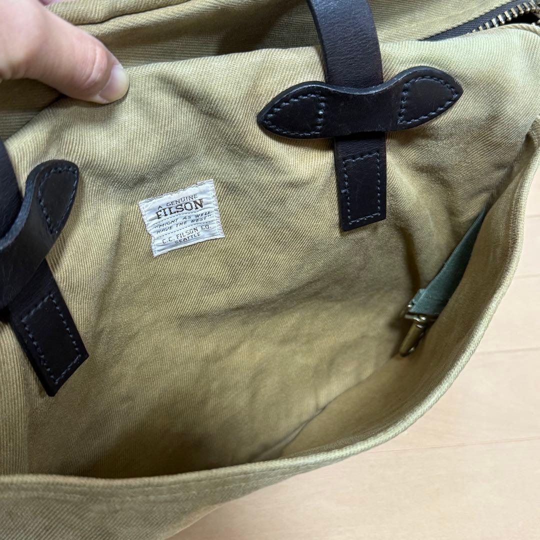 フィルソン スモール ラギッドツイル トートバッグ タン