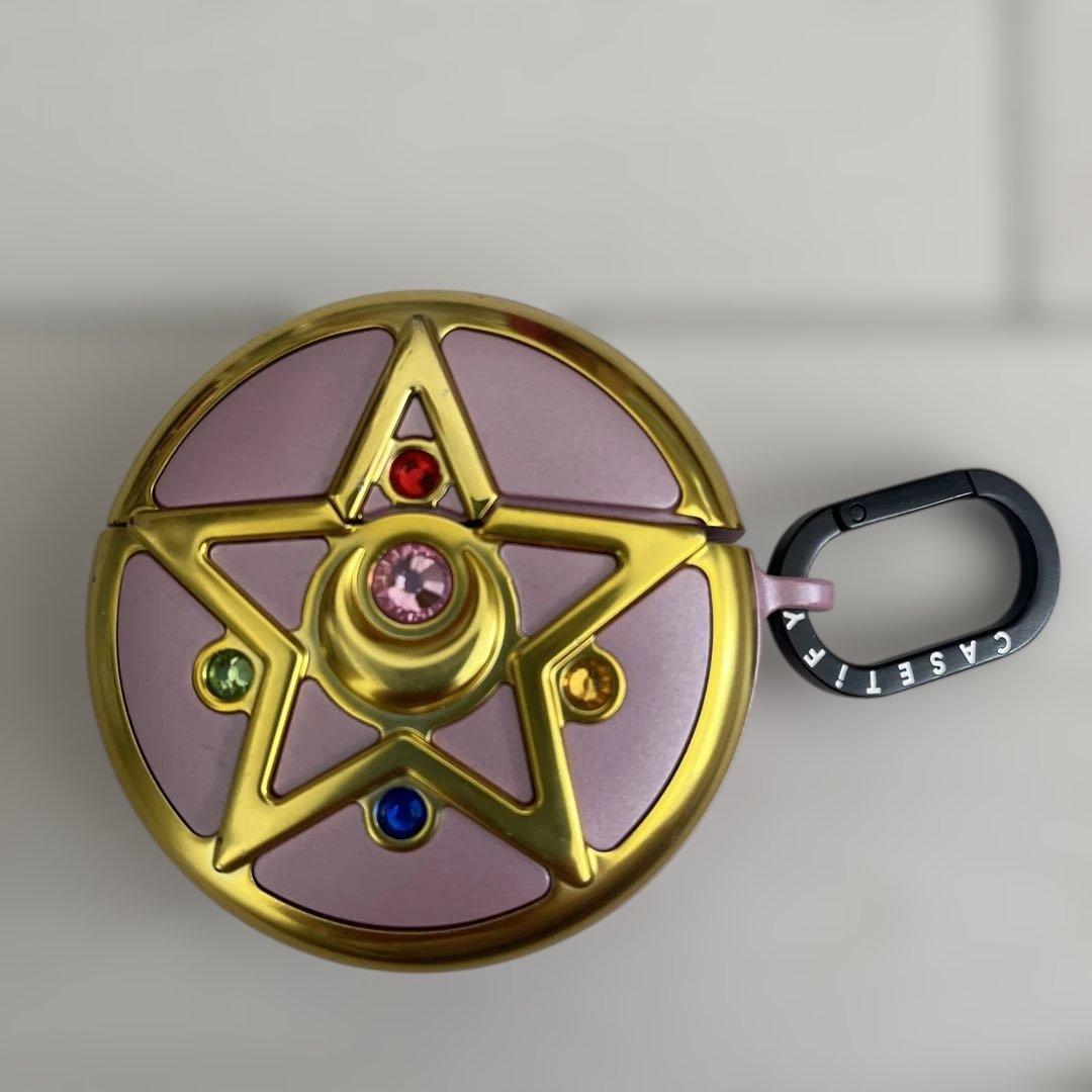 クリスタルスターコンパクトコレクティブルAirPodsProケース