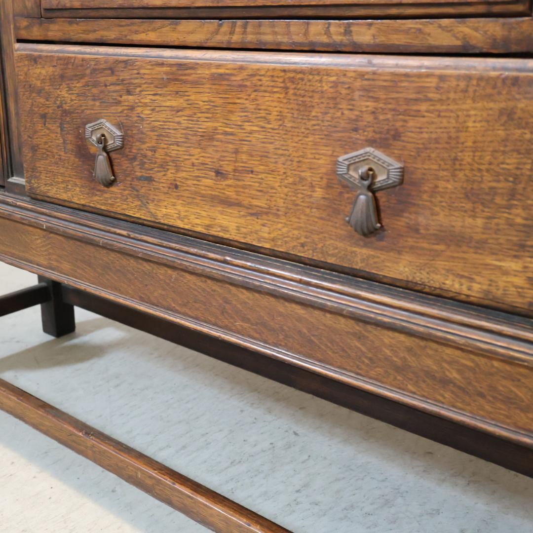 ロイズアンティークス オーク クラシック ライティングビューロー Lloyd's