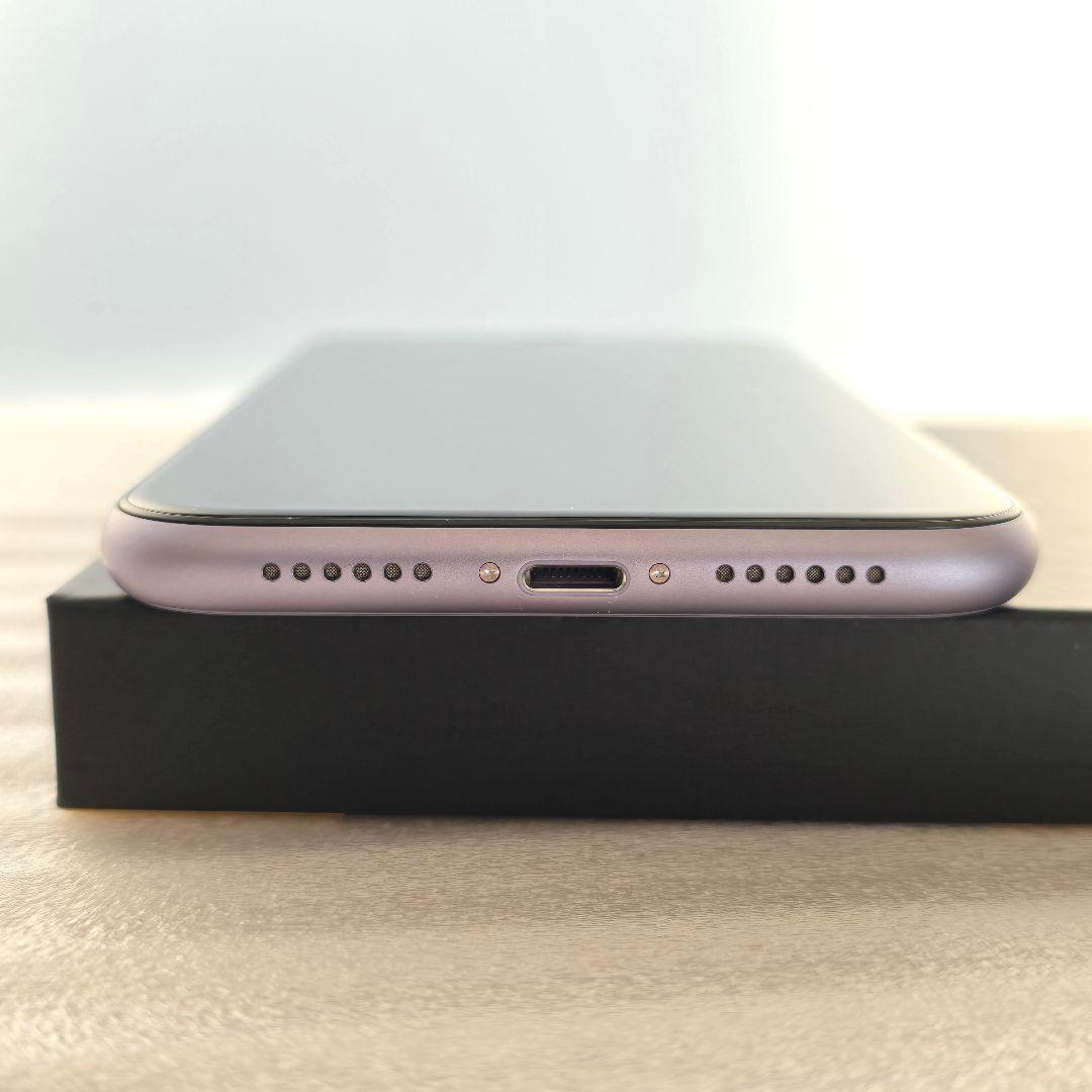 【バッテリ100%】iPhone 11 64GB パープル SIMフリー 極美品