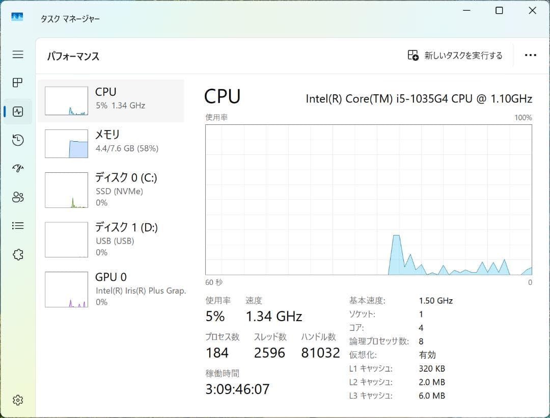 Windowsタブレット本体 Surface Pro7 8GB 128GB