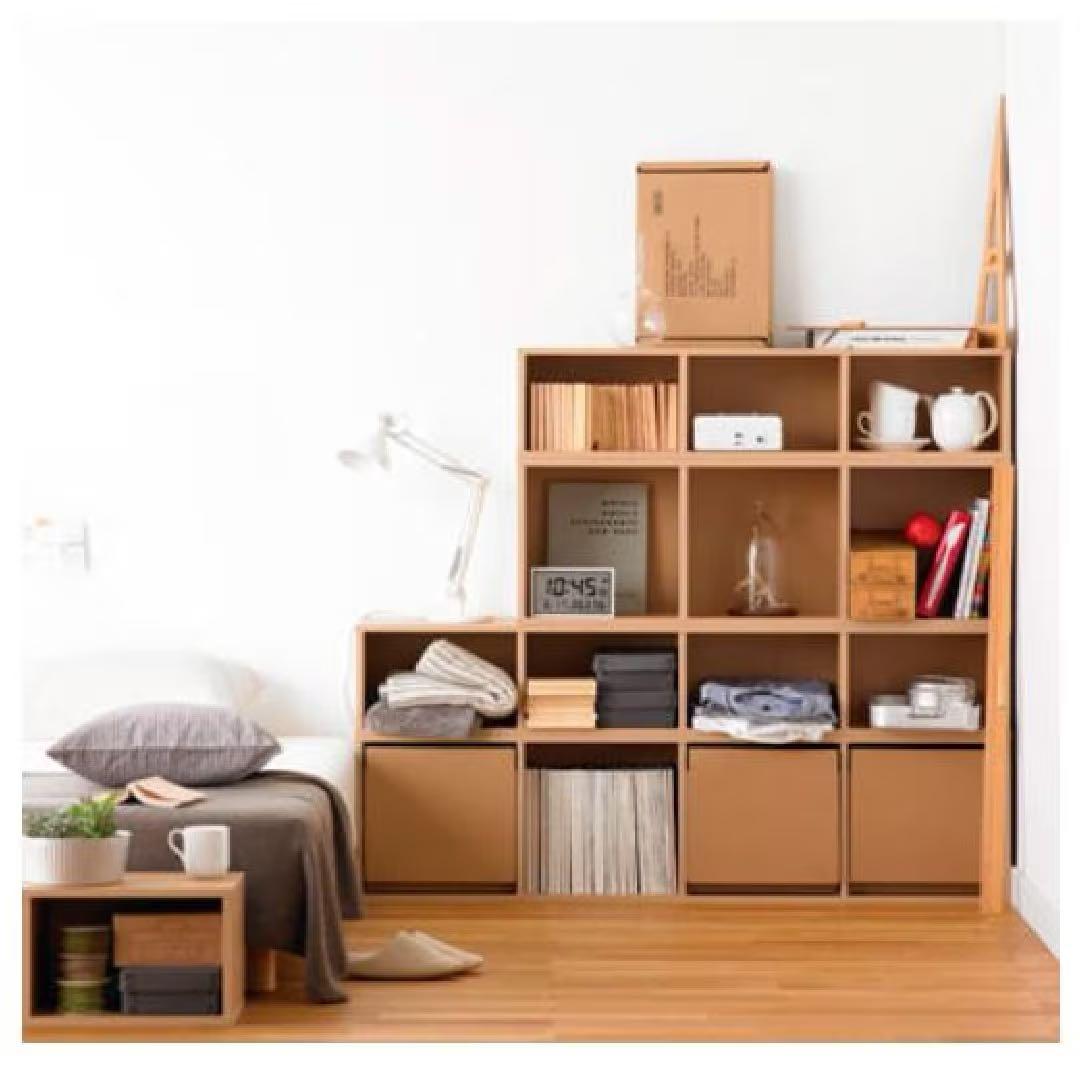 ⭐️送料込⭐️美品⭐️３セット⭐️無印⭐️廃盤希少⭐️パルプボードボックス３段⭐️スリム３段