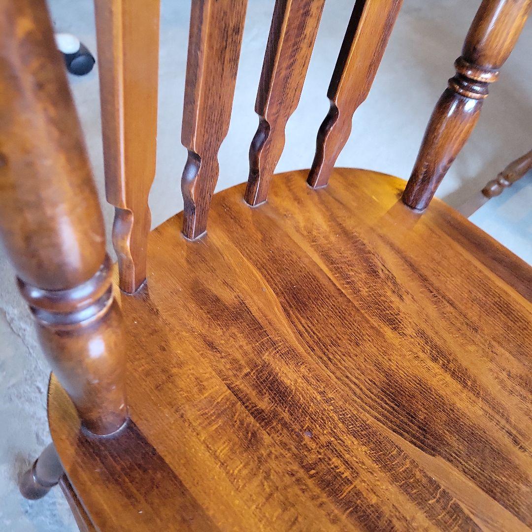 ウィンザーチェアA　木製　ダイニングチェア　レトロ　　ビンテージ　コイズミ