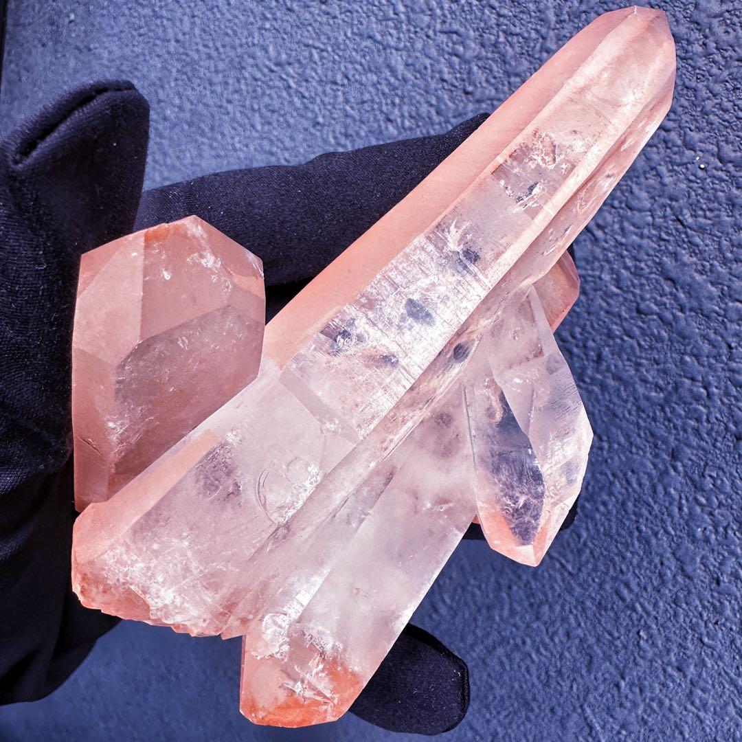 別格高級品❗️爆レア❗️両剣❗️超綺麗♡可愛い♡☆ピンクレムリアンシード原石A1348