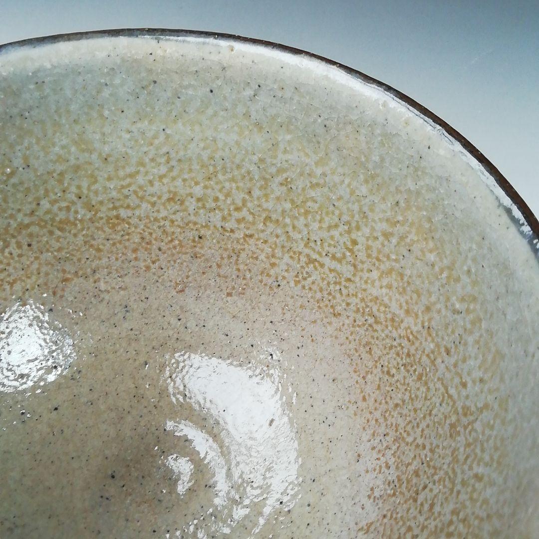 Ｔ３３５　茶碗　『唐津茶碗』『日在窯　鶴田豊己 作』　共箱　抹茶碗　茶道具