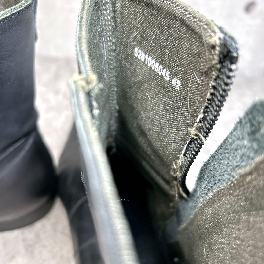 【alfredo BANNISTER】カッティングブーツ/Y2K/サイドジップ/